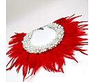 Feather necklace DIVA